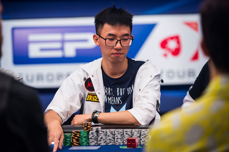 Haoxiang Wang_2018 EPT Barcelona_Main Event_Day 5_Giron_8JG1038